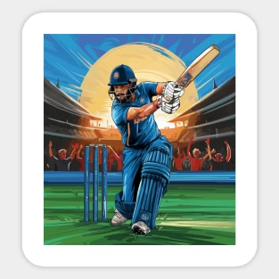 Virat Kohli Illustration Sticker